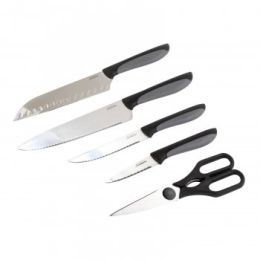 Sunbeam Durant 5 Piece Stainless Steel Cutlery Set in Black