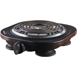 Brentwood Appliances TS-321BK 1,000-Watt Single Electric Burner (Black)