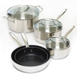 8 Pc. Stainless Steel Cookware Set