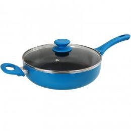 Benton 3.5 Qt Saut&eacute; Pan W/Lid in Blue