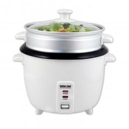 Better Chef 5-Cup Rice Cooker w/ Food Steamer