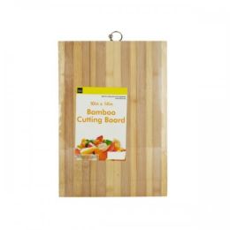 Striped Bamboo Cutting Board