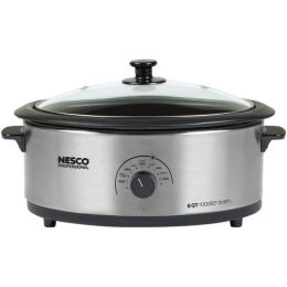 Nesco 6-Quart Nonstick Roaster Oven (Stainless Steel)