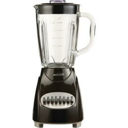 Brentwood 12-Speed Countertop Blender With Glass Jar (Black)