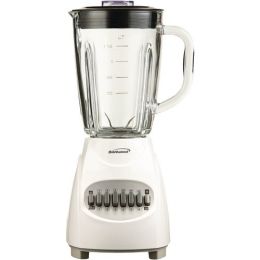 Brentwood 12-Speed Blender With Glass Jar (White)