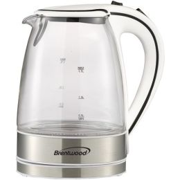 Brentwood 1.7-Liter Glass Electric Kettle