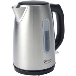 Betty Crocker 1.7-Liter Stainless Steel Cordless Kettle