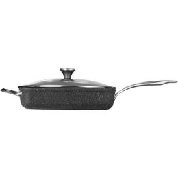 The Rock By Starfrit The Rock By Starfrit One Pot 5.8-Quart Deep Fry Pan With Lid