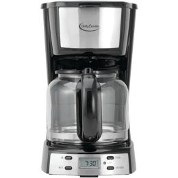 Betty Crocker 12-Cup Stainless Steel Coffee Maker