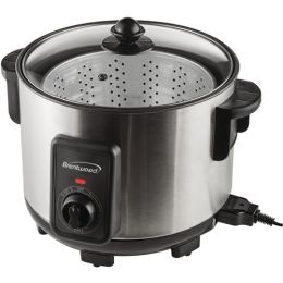Brentwood 5.2-Quart Stainless Steel Deep Fryer And Multicooker