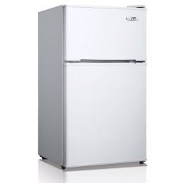 3.1 Cubic Foot Refrigerator with Top-Mount Freezer in White