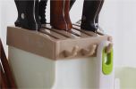 Creative Knife Rack/Holder/Storage Knife Blocks for Kitchen, White&Orange