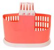 Multifunction Kitchen Shelving Turret Tool Knife Holder Pink