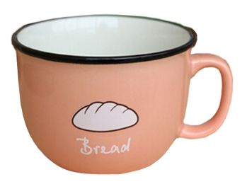 Creative Cute Cup Coffee Milk Tea Ceramic Mug Cup PINK