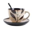[C] Exquisite Demitasse Cup Coffee Cup Espresso Cup and Saucer