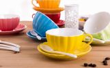 [C] Colorful Demitasse Cup Coffee Cup Espresso Cup and Saucer