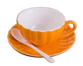 [D] Colorful Demitasse Cup Coffee Cup Espresso Cup and Saucer