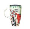 Flower Vase Mug Big Coffee Mugs Hand Painted Funny Mug Coffee/Tea/Juice/Milk Mug