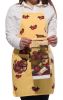 Fresh Fruit Kitchen Apron Art Works Bib Aprons with Pocket and Hand Towel