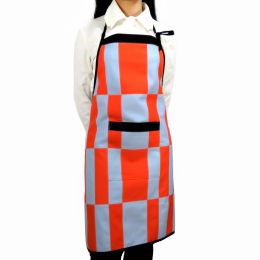 BBQ Apron with Pocket Orange Aprons Durable Apron Adjustable Straps