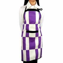 Gardening Apron with Pocket Purple Aprons Durable Apron Adjustable Straps