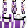 Gardening Apron with Pocket Purple Aprons Durable Apron Adjustable Straps