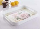 Elegant Portable  Coffee Tray  Fruit Trays Dish Snack Trays