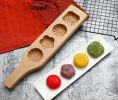 Mini Wooden Mid-autumn Festival Mooncake Mold Baking Molds,B