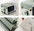 Pastoral Style Microwave Protect Hood Dust Cover Hood Waterproof Dustproof - A