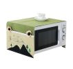 Pastoral Style Microwave Protect Hood Dust Cover Hood Waterproof Dustproof - C