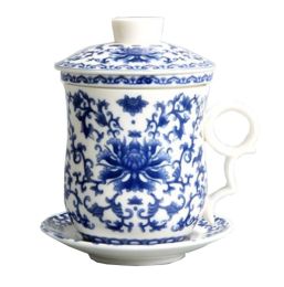 Blue And White Porcelain Tea Set