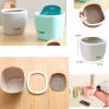 Desktop Trash Bins Mini Household Kitchen Bedroom Office Supply,Sheep Style