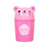 Cute Cartoon Mini Desktop Trash Can/Table Debris Bucket/Storage Bucket,Pink