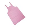 Creative Pure Color Apron Thickening Waterproof Apron Cooking Apron, Pink