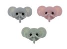 Creative Cute Elephant Sticky Hooks Set of 3 Multi-purpose Wall Hooks