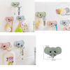 Creative Cute Elephant Sticky Hooks Set of 3 Multi-purpose Wall Hooks