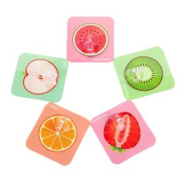 Fruit Pattern Door Hooks Pack of 5 Wall Hooks for Any Room