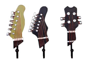 Musical Instruments Theme Series Keys Hooks 3pcs