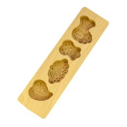 Wooden Multi-patterns Biscuit Baking Mold Moon Cake/Small Pastry Mold-A574