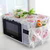 Elegant Flowers Design Microwave Oven Protective Cover Dust-proof Cover, G