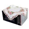 European Style Embroidered Microwave Oven Cover Microwave Protector, E