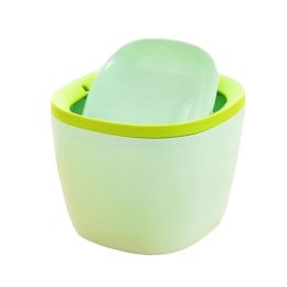 Cute Creative Table Trash Bin Kitchen Home Office Clutter Storage-Green