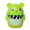 2PCS Creative Cute Mini Trash Can Office/Home Clutter Storage-Green Bear