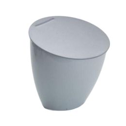 Creative Decent Mini Trash Can Office/Home Clutter Storage Bucket-Gray