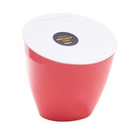 Creative Decent Mini Trash Can Office/Home Clutter Storage Bucket-Red