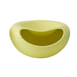 Creative Mini Hemispherical Table Cute Wastebasket Fruit Container Dual Function Design-Green