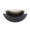 Creative Mini Hemispherical Table Cute Wastebasket Fruit Container Dual Function Design-Black&White