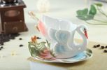 Coffee Cup Set Ceramic Coffee Cup China Tea Cup Creative Gift,1 x Cup,1 x dish