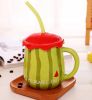 Funny Ceramic Mugs Pretty Tea Mugs Cool Coffee Cups Porcelain Mugs Watermelon