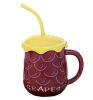 Funny Ceramic Mugs Pretty Tea Mugs Cool Coffee Cups Porcelain Mugs Grapes